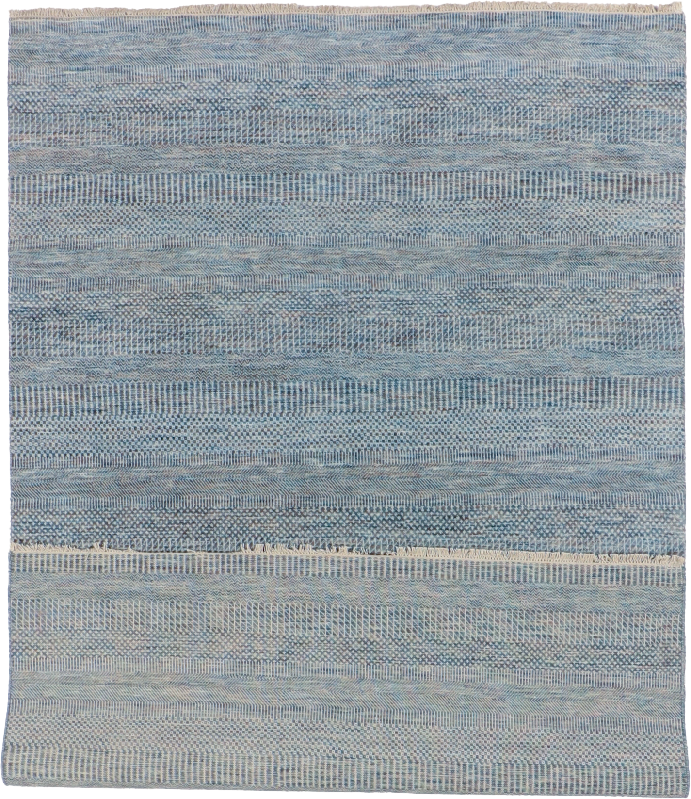 W 6 L 9 Modern 100% Wool Handmade All Over Design - 66364