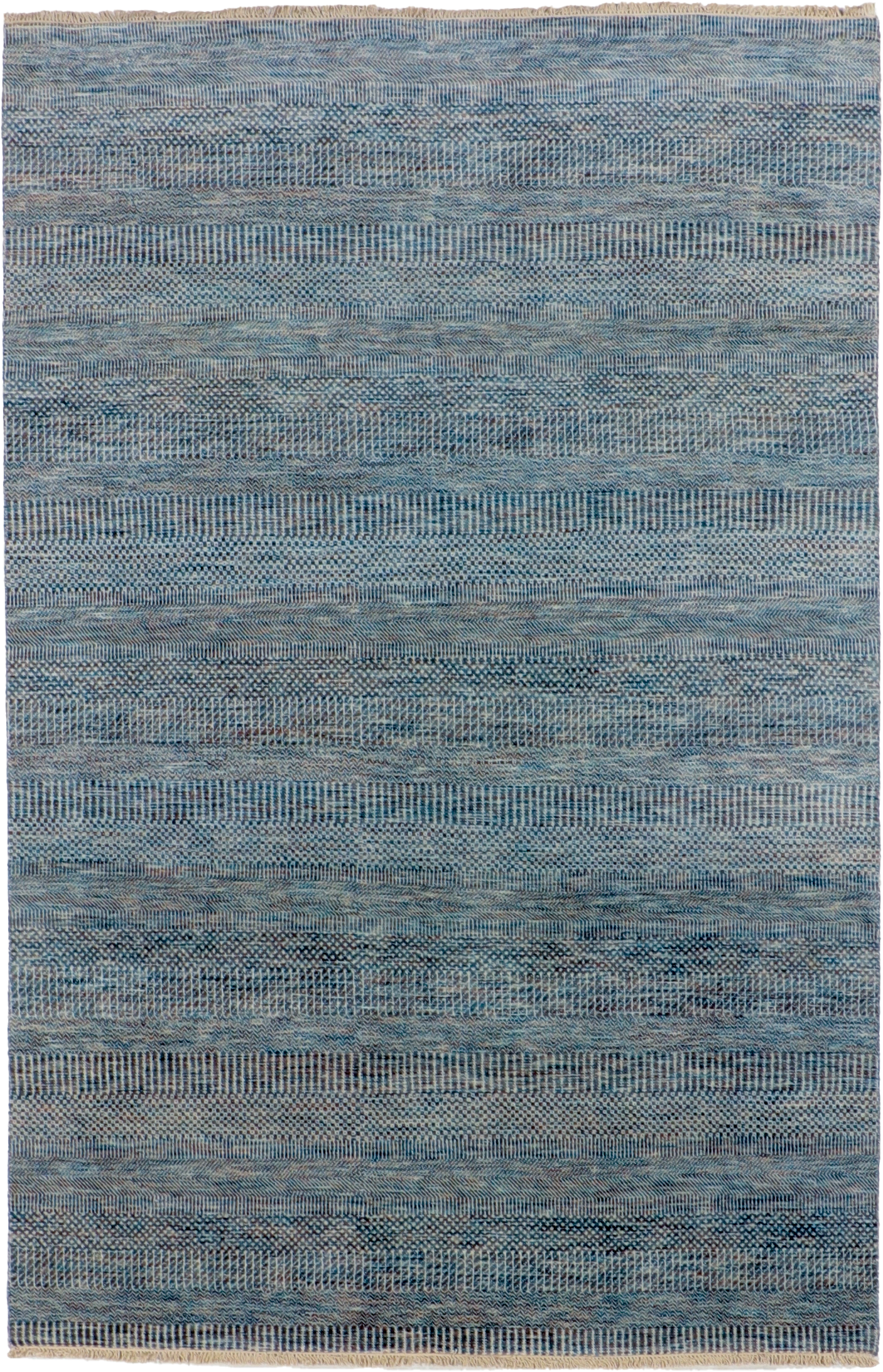 W 6 L 9 Modern 100% Wool Handmade All Over Design - 66364