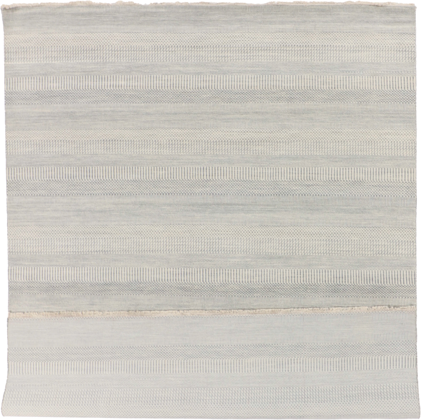 W 7.11 L 10.1 Modern 100% Wool Hand-Woven All-Over Design - 66365