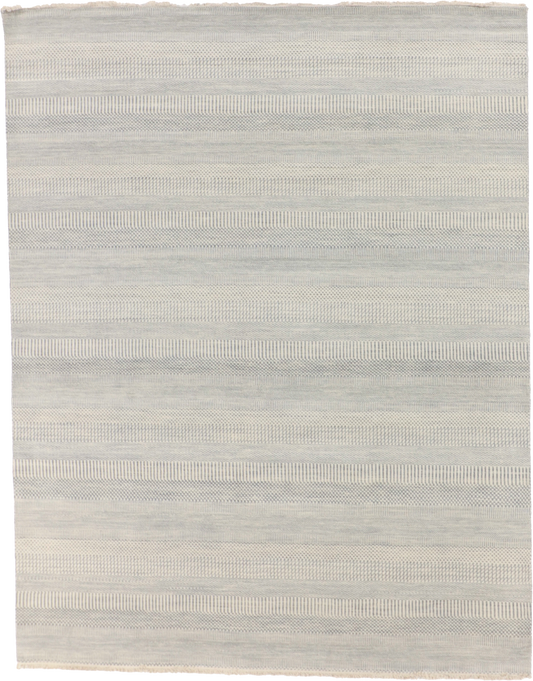 W 7.11 L 10.1 Modern 100% Wool Hand-Woven All-Over Design - 66365