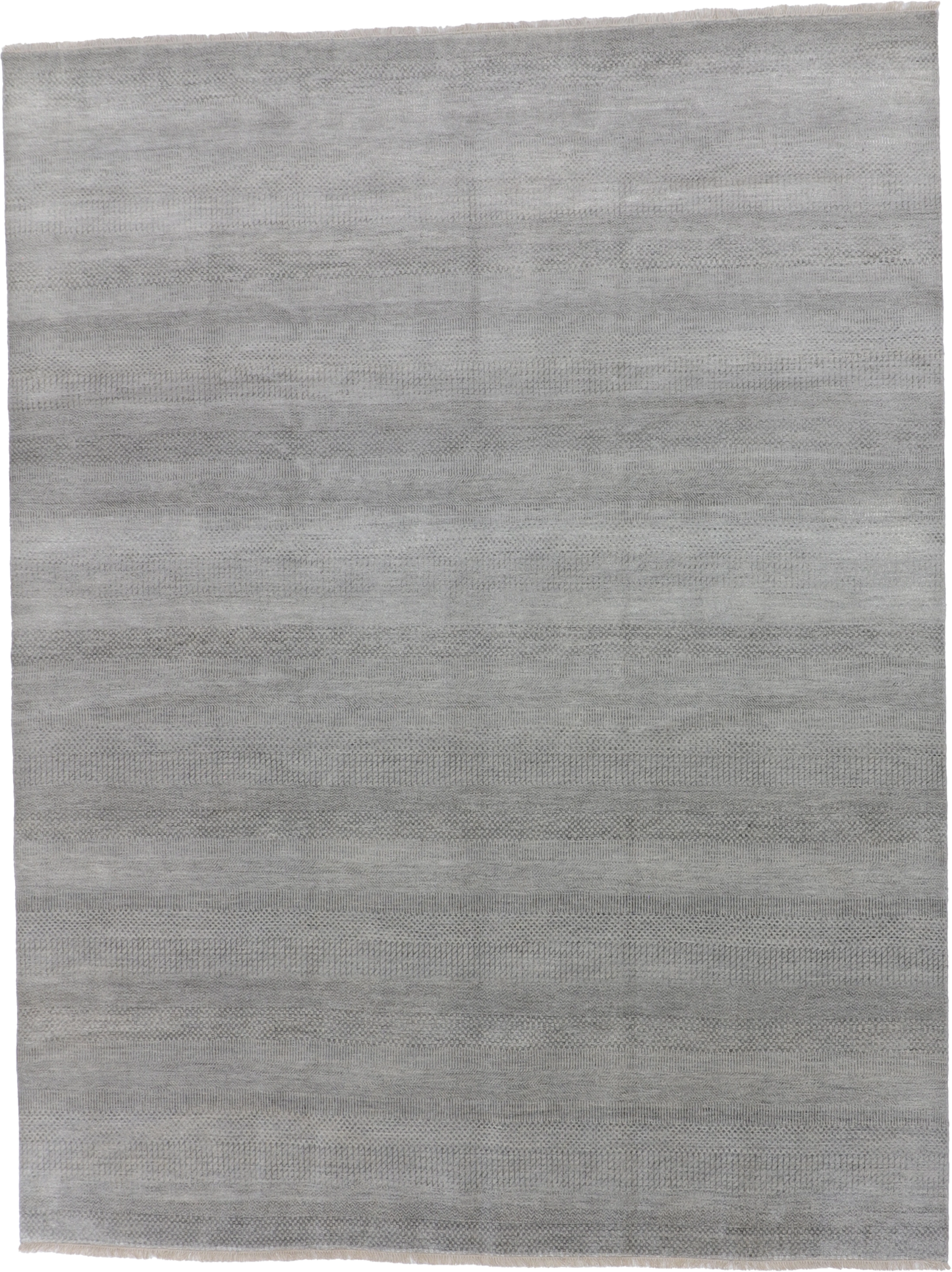 W 9.2 L 11.11 Modern 100% Wool Handmade All Over Design - 66369