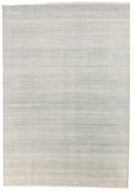 W 10 L 14.1 Modern 100% Wool Hand-Woven All-Over Design - 66372