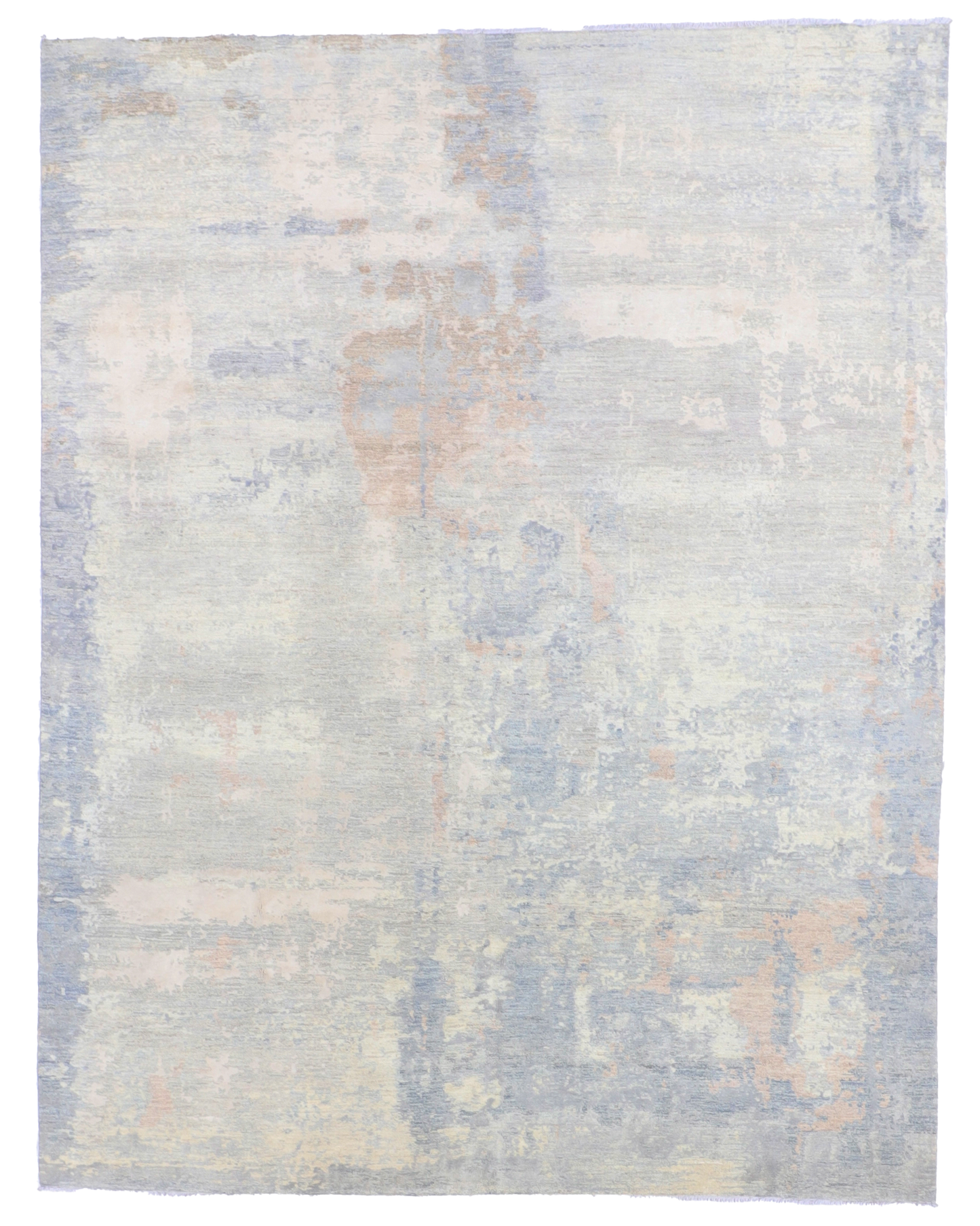 W 8 L 10.2 Modern 100% Wool Hand-Knotted Pile Rug - 66380