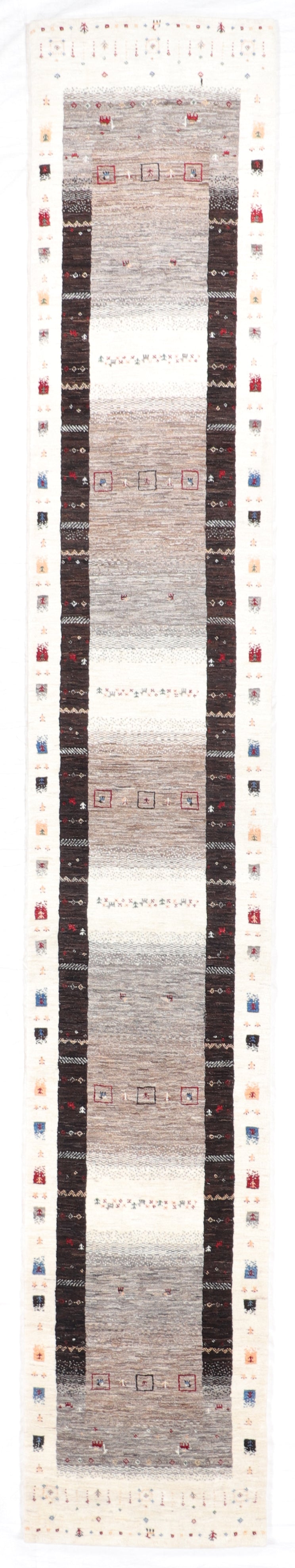 2.7 x 16.6 -  Atash Fine/Wool All Over Rectangle - Hand Knotted Rug — 66400