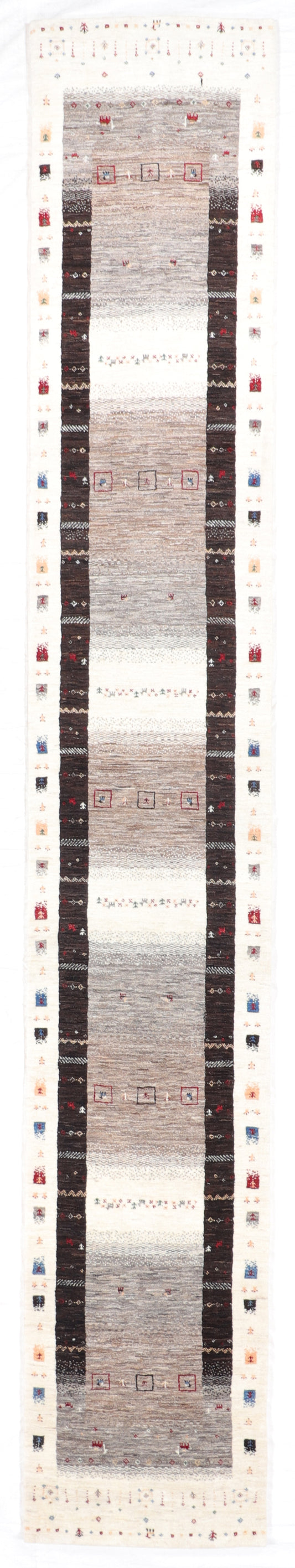 2.7 x 16.6 -  Atash Fine/Wool All Over Rectangle - Hand Knotted Rug — 66400