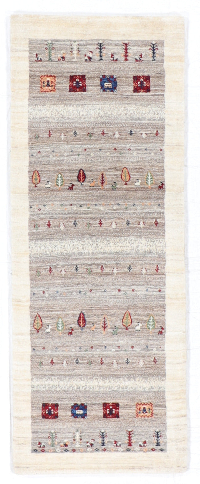 2.6 x 6.7  Runner - Tree of Life  Fine All Over Rectangle - Hand Knotted Rug — 66406