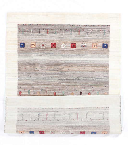 W 5.7 L 7.11 Tree Of Life 100% Wool Handmade All Over Design - 66418