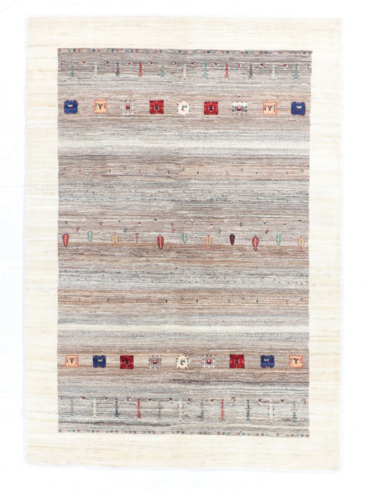 W 5.7 L 7.11 Tree Of Life 100% Wool Handmade All Over Design - 66418