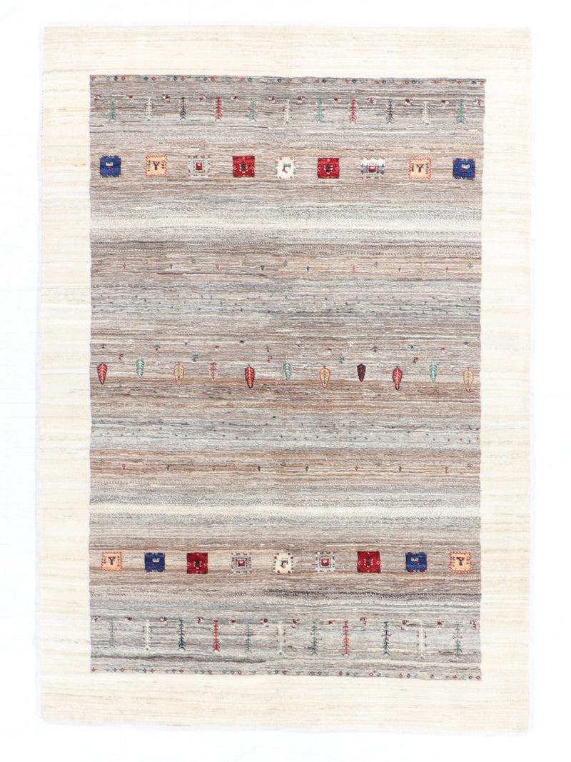 W 5.7 L 7.11 Tree Of Life 100% Wool Handmade All Over Design - 66418