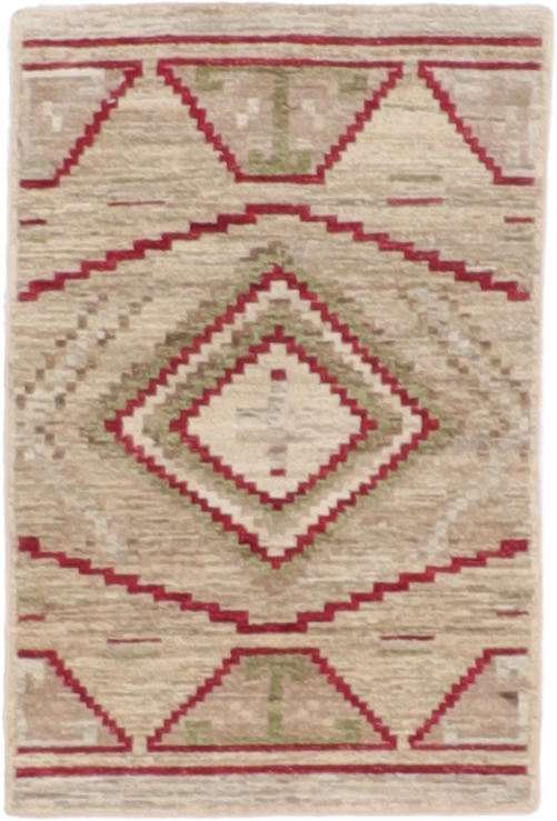 W 2 L 3.2 Mountain Modern 100% Wool Hand-Woven All-Over - 66423