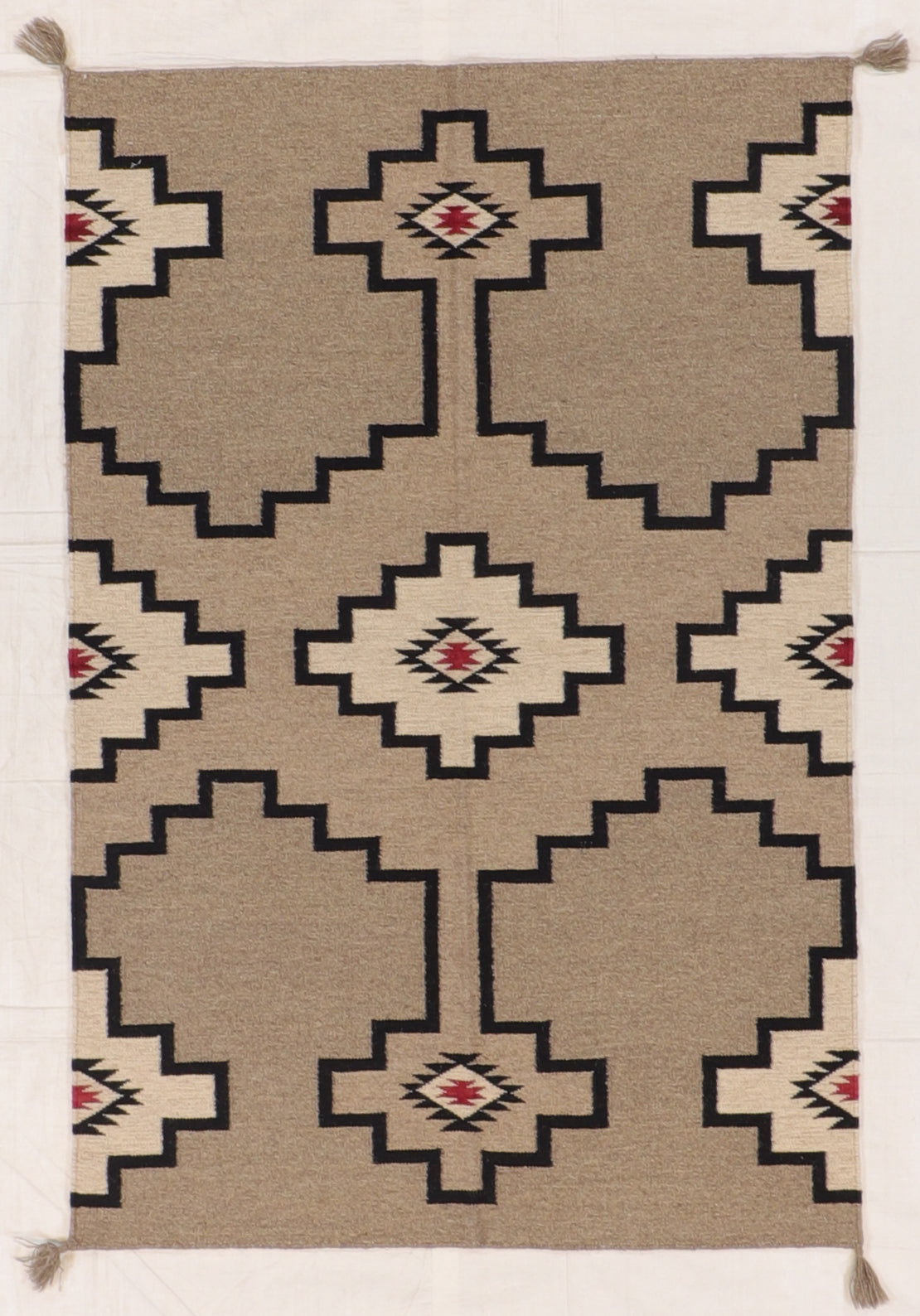 4x6 - Kilim Navajo Fine Kilim Rectangle - Hand Knotted Rug — 66480
