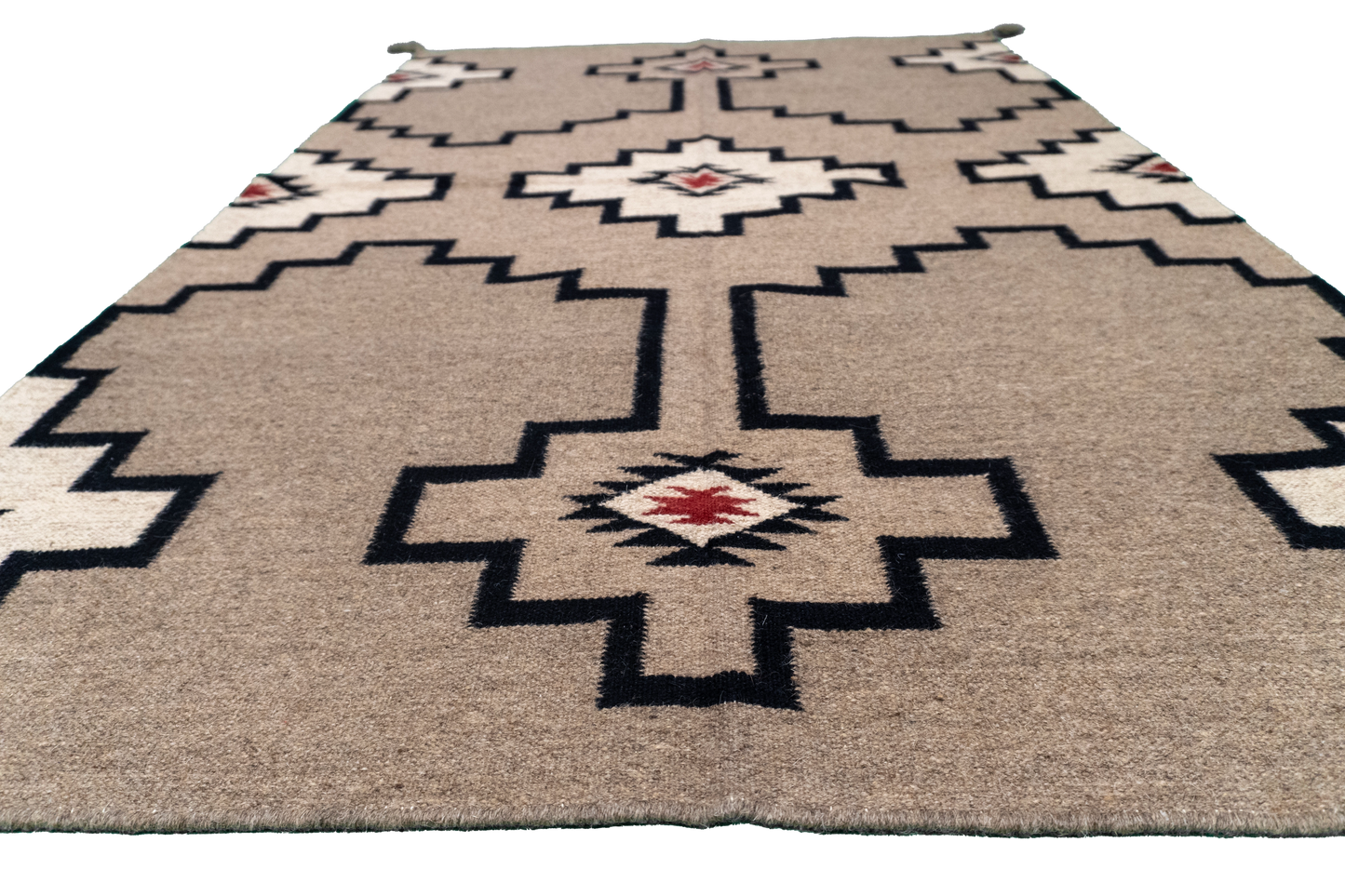 4x6 - Kilim Navajo Fine Kilim Rectangle - Hand Knotted Rug — 66480