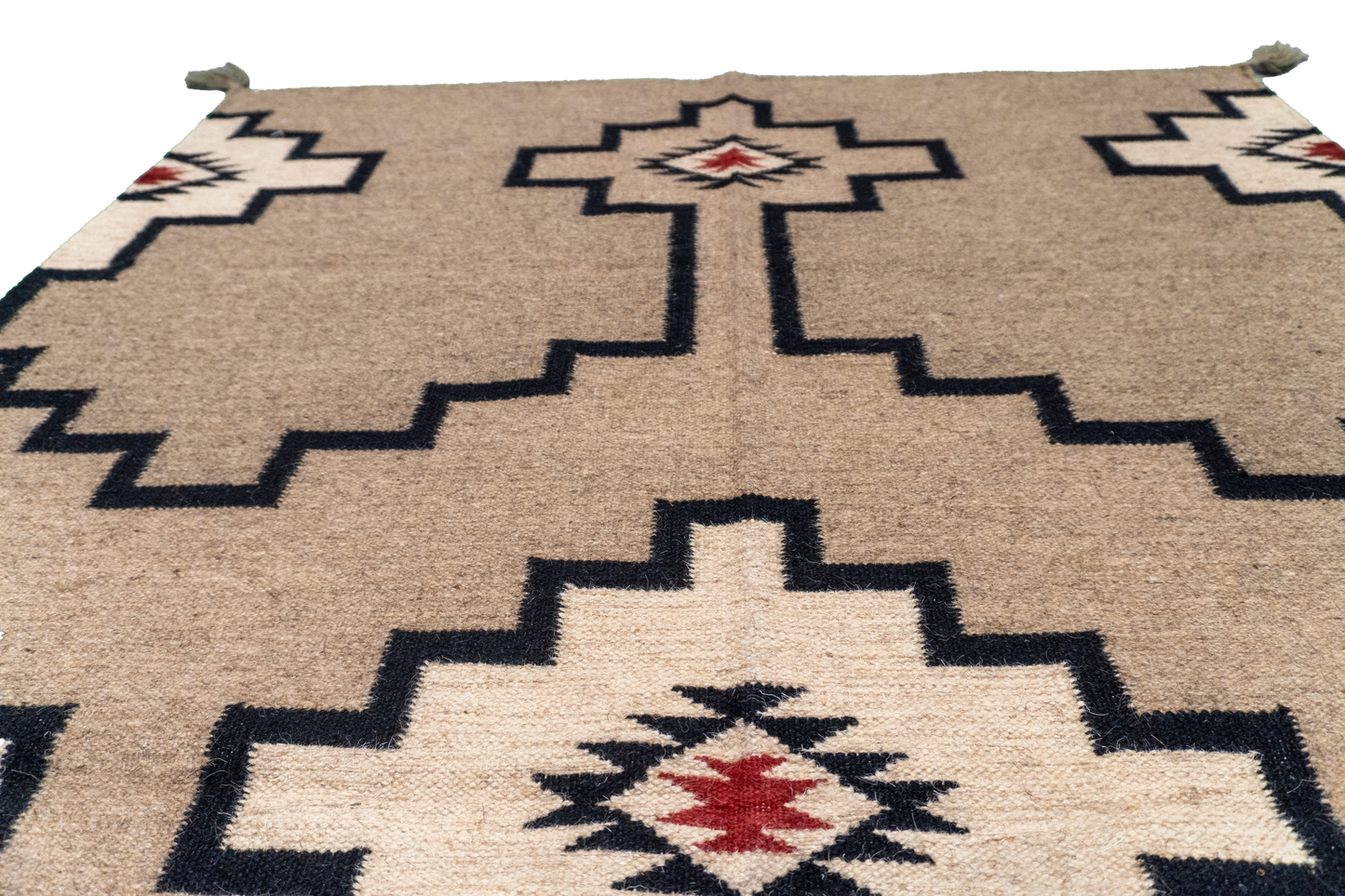 4x6 - Kilim Navajo Fine Kilim Rectangle - Hand Knotted Rug — 66480