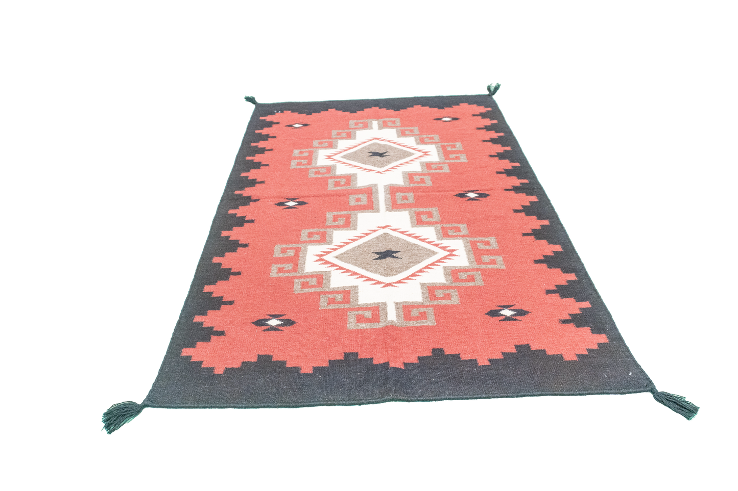 4x6 - Kilim Navajo Rectangle - Hand Knotted Rug — 66489