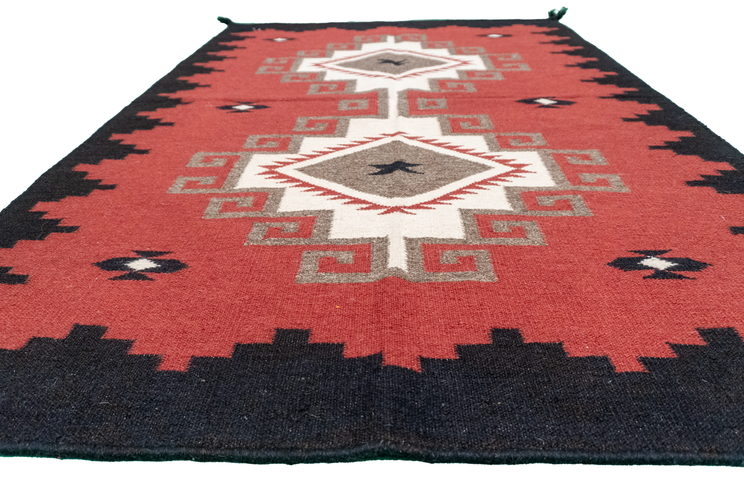 4x6 - Kilim Navajo Rectangle - Hand Knotted Rug — 66489