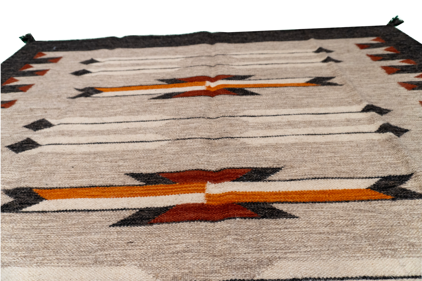 5 x 7 - Kilim Navajo Fine/Wool All Over Rectangle - Hand Knotted Rug — 66491