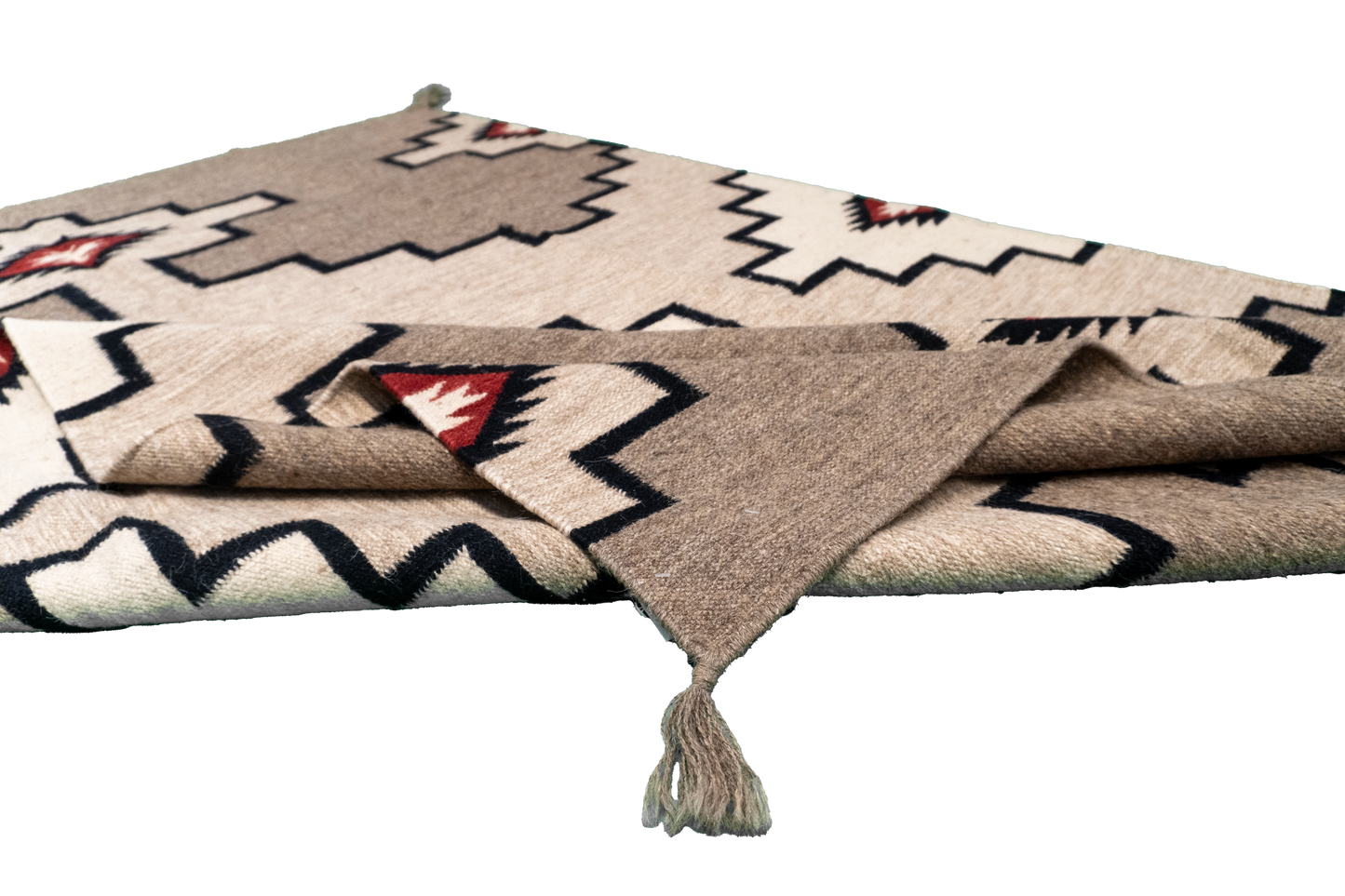 5 x 7 - Kilim Navajo 100% Wool Hand-Woven All-Over Design - 66494