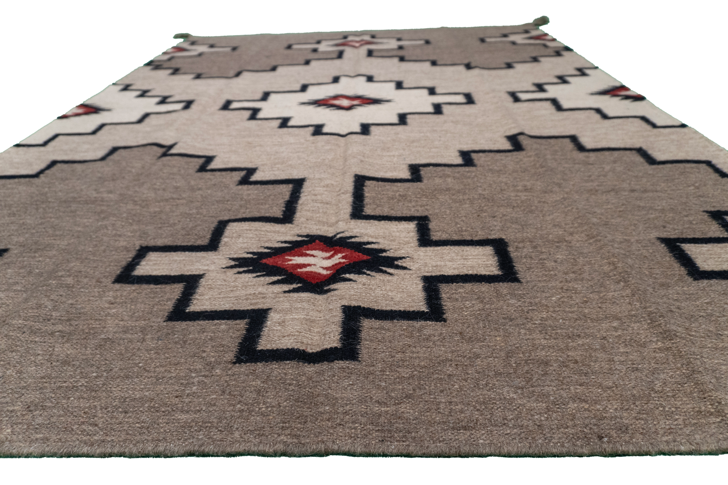 5 x 7 - Kilim Navajo 100% Wool Hand-Woven All-Over Design - 66494