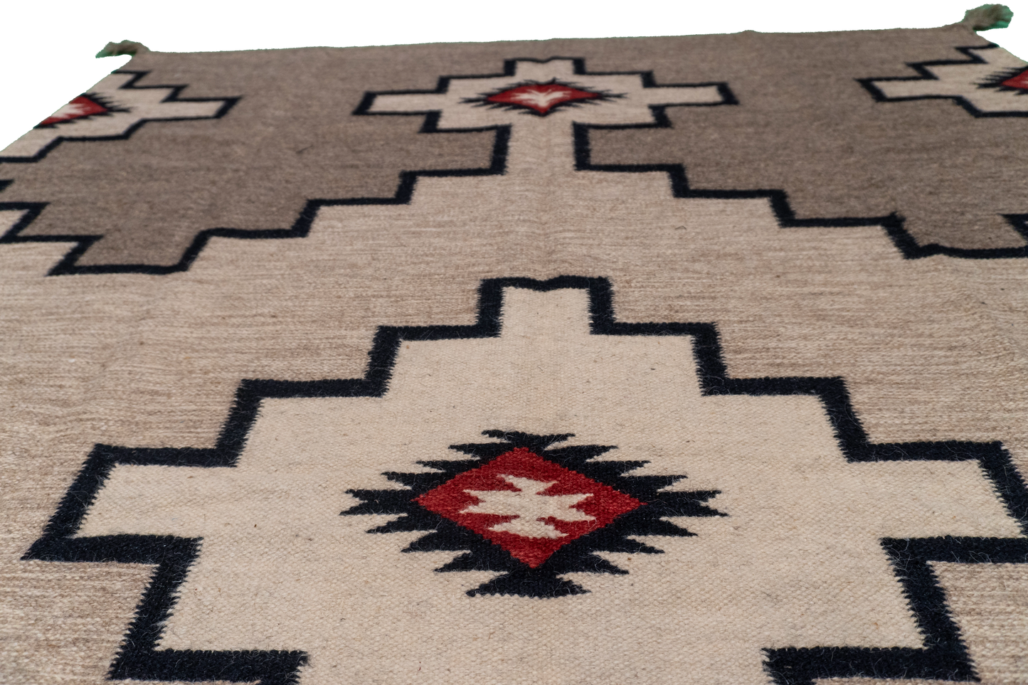 5 x 7 - Kilim Navajo 100% Wool Hand-Woven All-Over Design - 66494