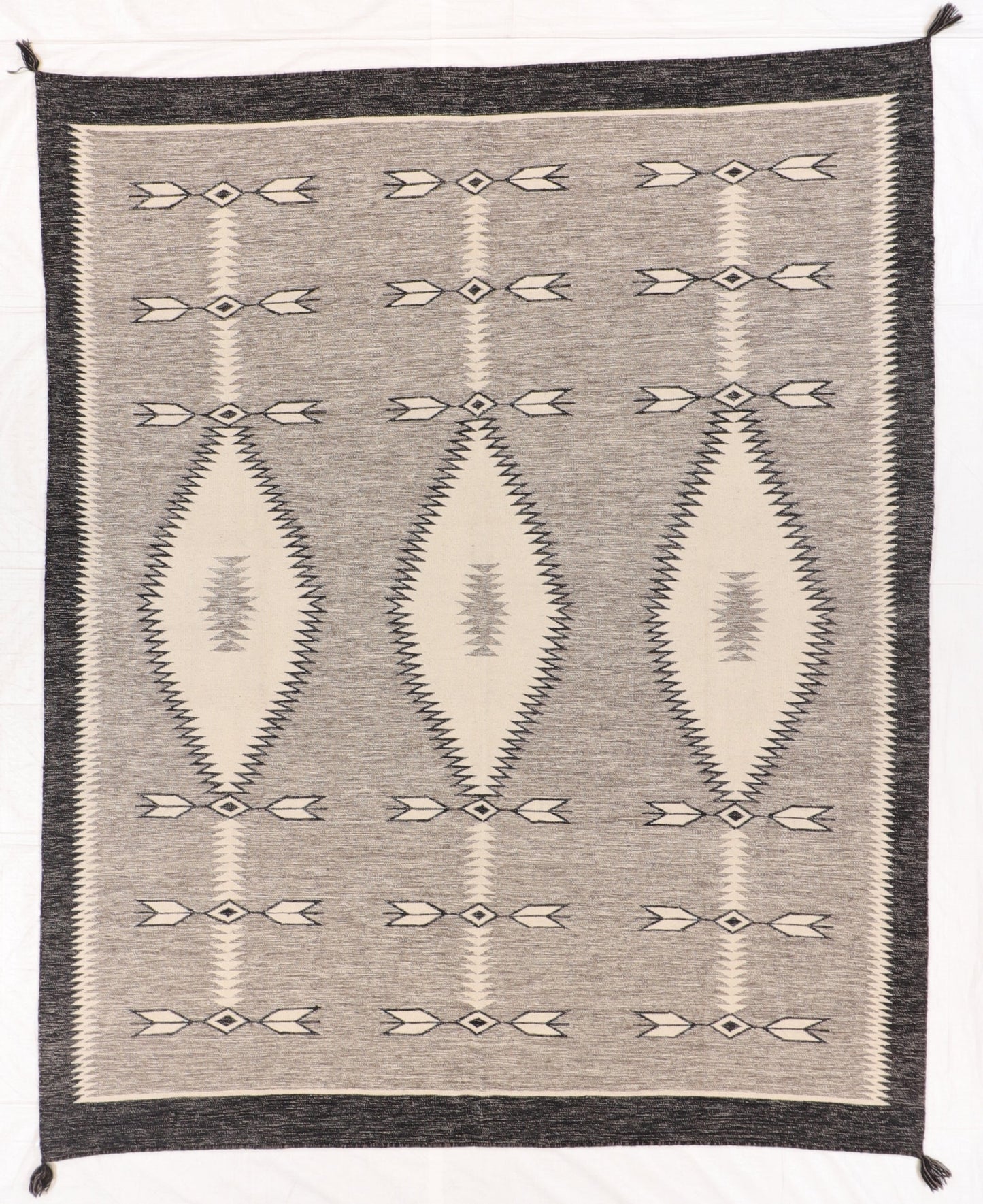 8 x 10 - Kilim Navajo Rectangle - Hand Knotted Rug — 66509