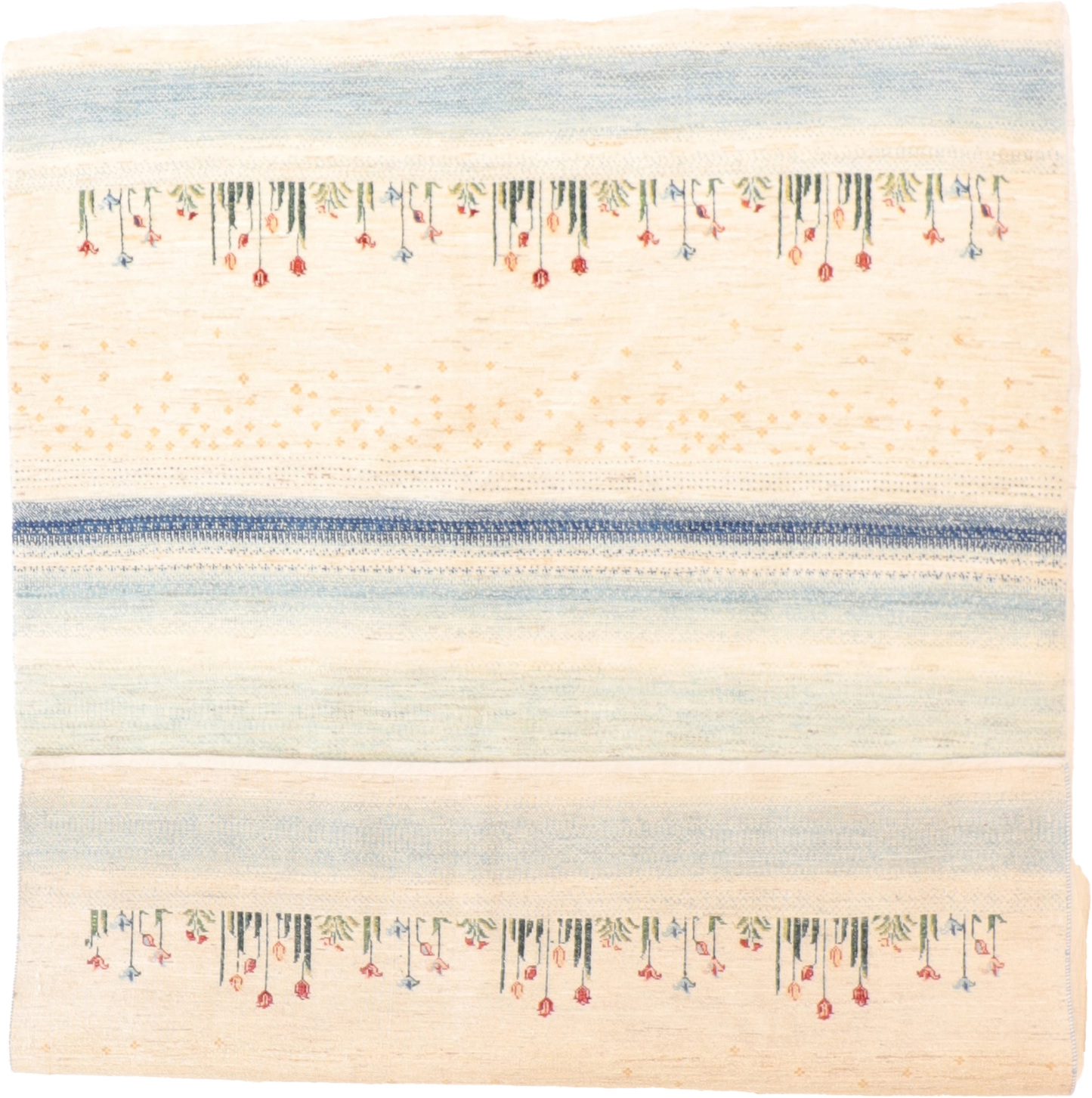 W 5 L 6.8 Gabbeh 100% Wool Hand-Woven All-Over Design - 66515