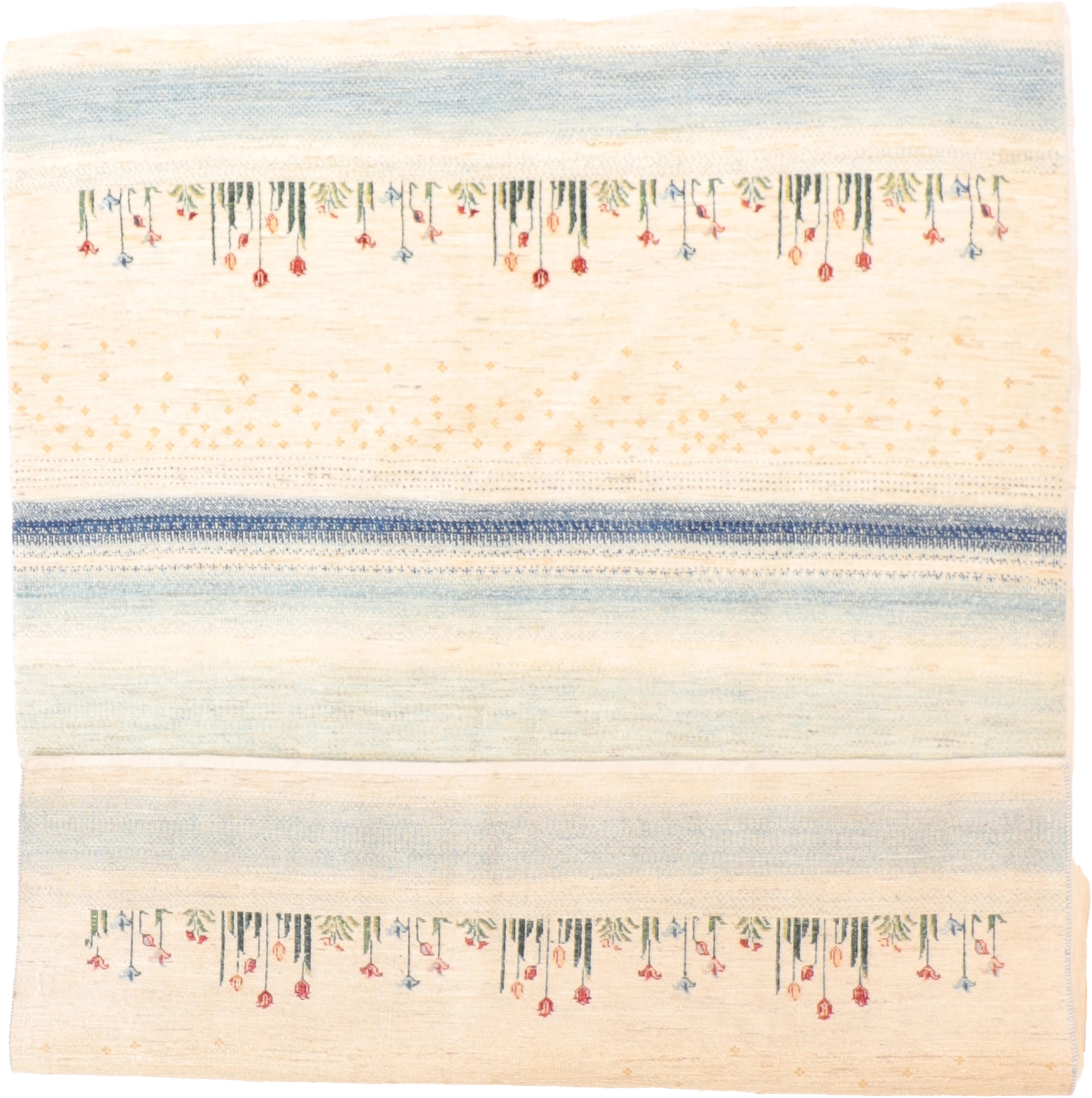 W 5 L 6.8 Gabbeh 100% Wool Hand-Woven All-Over Design - 66515