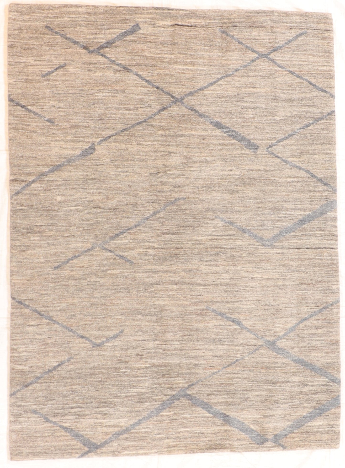5 x 7 - Gabbeh Fine/Wool All Over Rectangle - Hand Knotted Rug — 66517