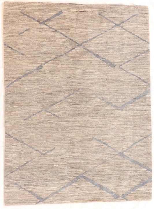 5 x 7 - Gabbeh Fine/Wool All Over Rectangle - Hand Knotted Rug — 66517