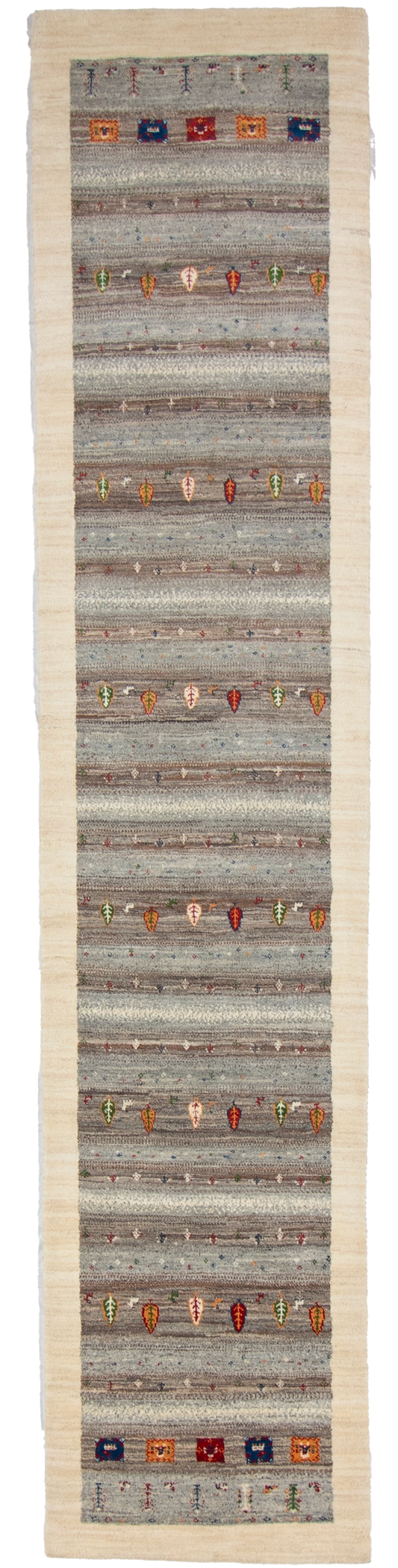 W 2.7 L 12 Mountain Modern 100% Wool Hand-Woven All-Over Design - 66549