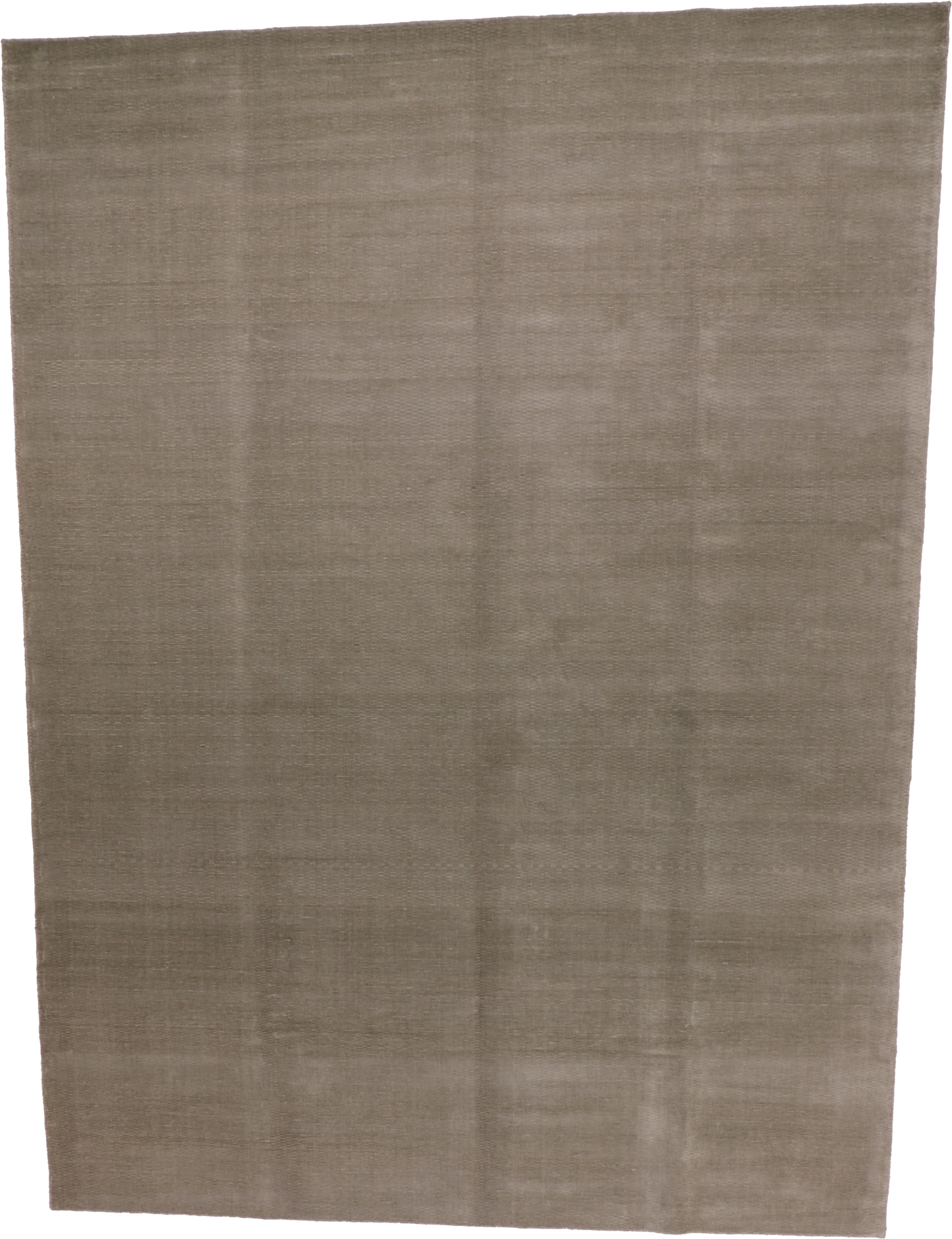 W 9 L 12 Modern Wool And Silk Blend Hand-Woven All-Over Design - 66564
