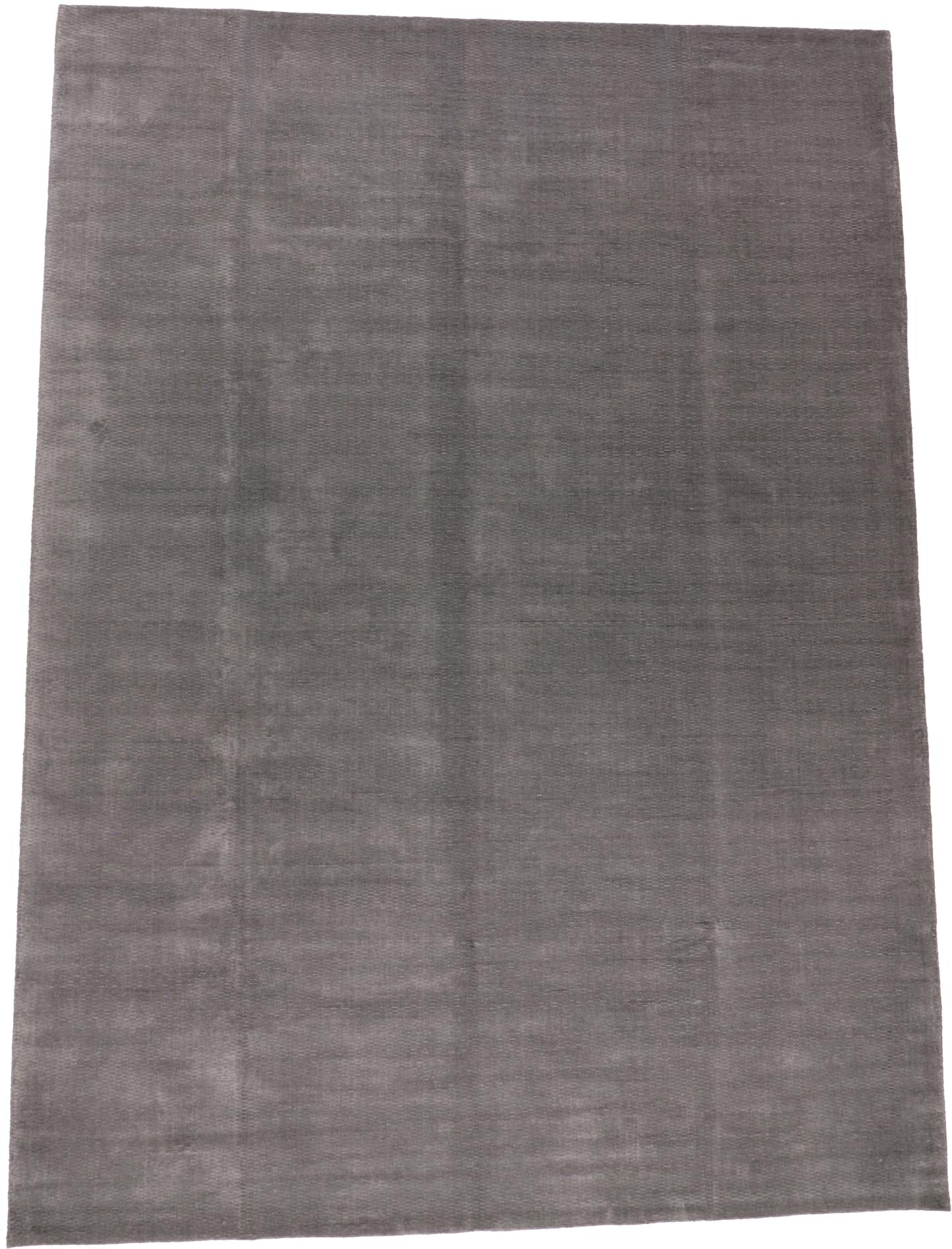 W 9 L 12 Modern Wool And Silk Blend Hand-Woven All-Over Design - 66565