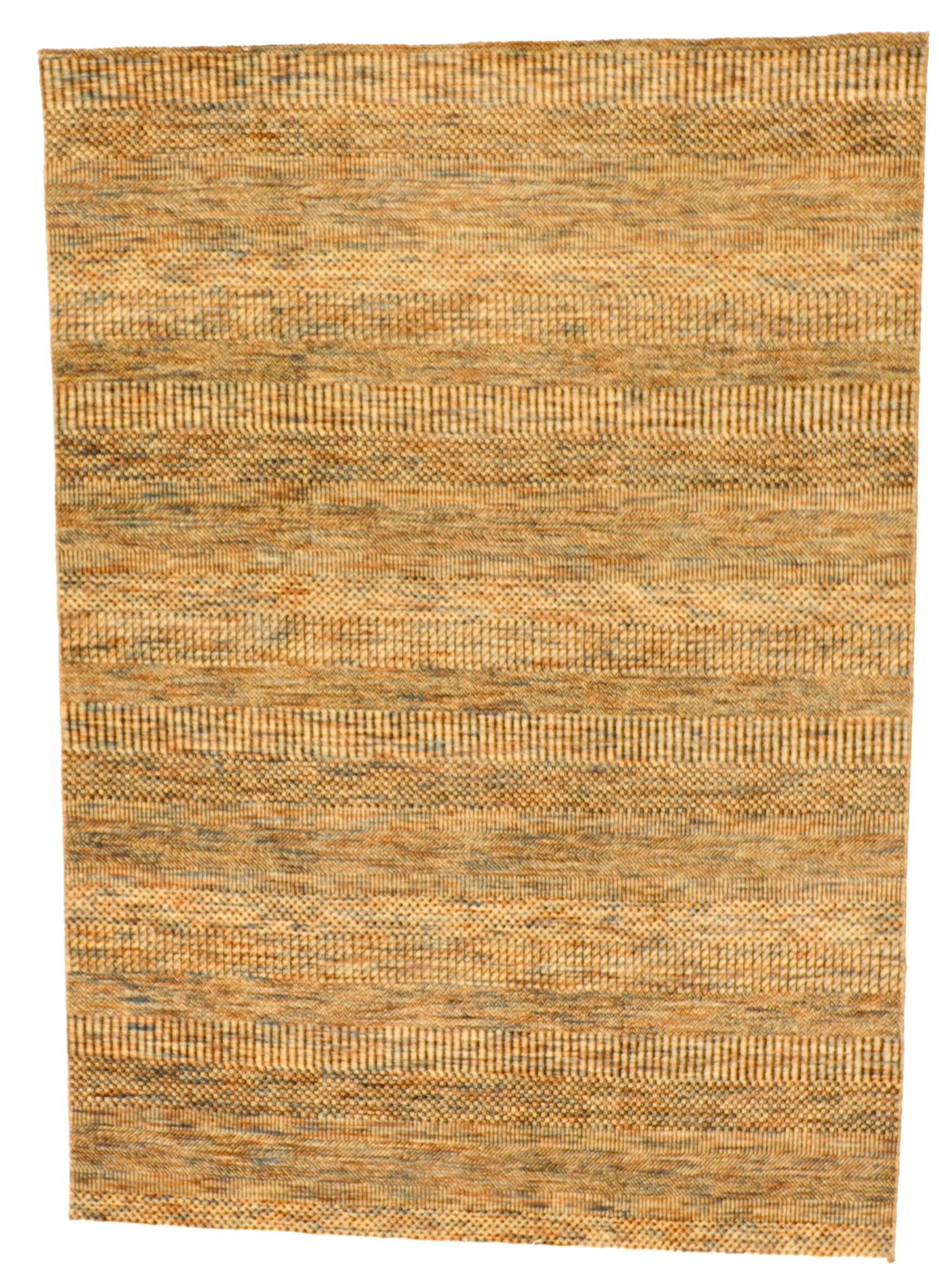 W 5 L 7 Modern 100% Wool Hand-Woven All-Over Design - 66585