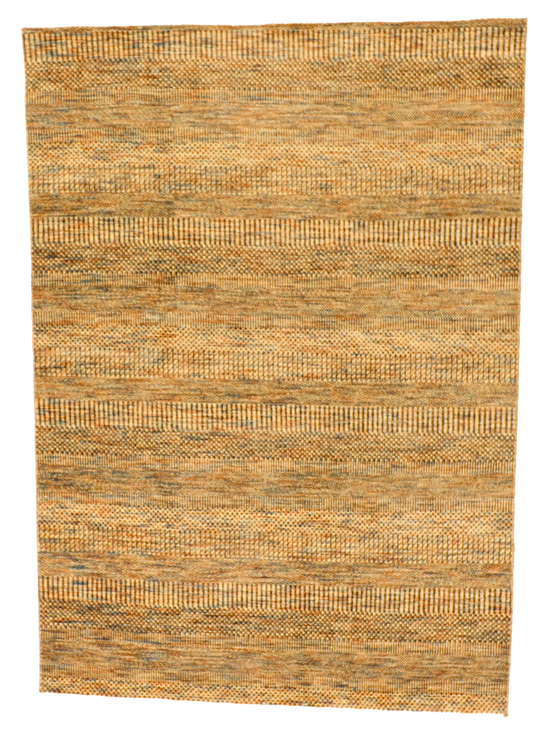 W 5 L 7 Modern 100% Wool Hand-Woven All-Over Design - 66585