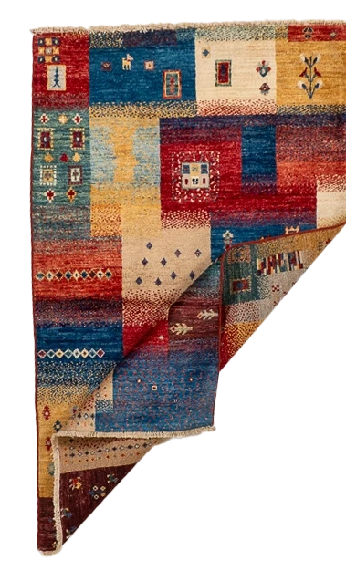 W 3 L 5 Lori 100% Wool Hand-Woven All-Over Design - 66615