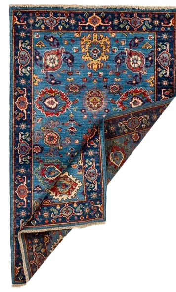 W 3 L 4.10 Tabriz 100% Wool Hand-Woven All-Over Design - 66616
