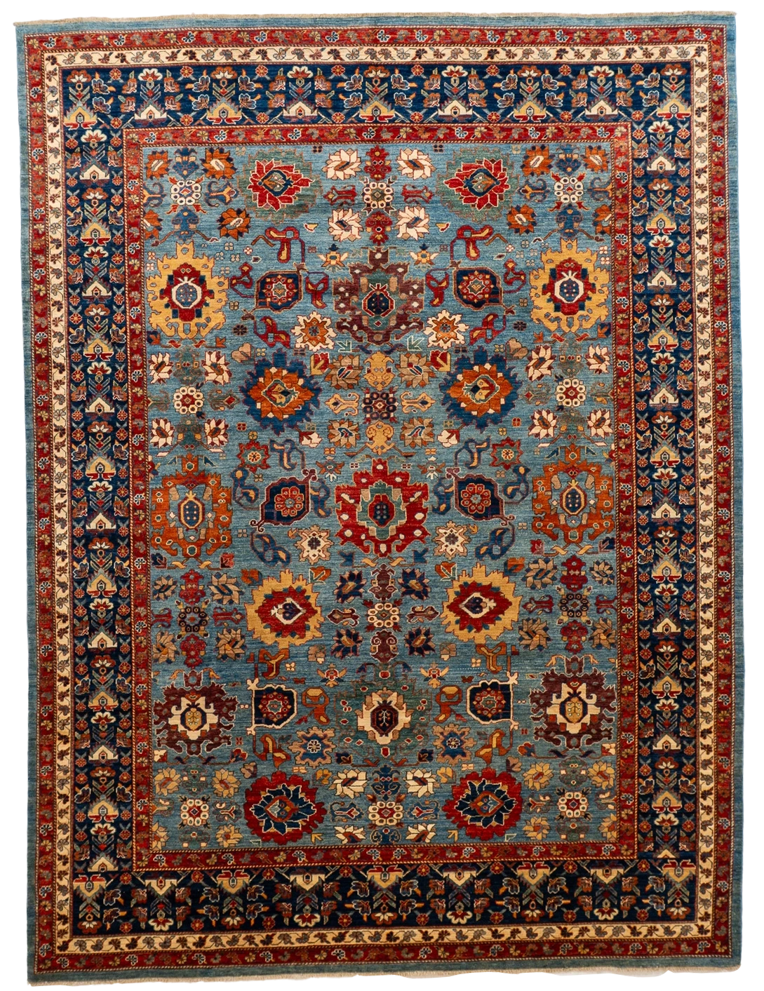 W 8.11 L 11.10 Ziegler 100% Wool Handmade All Over Design - 66657
