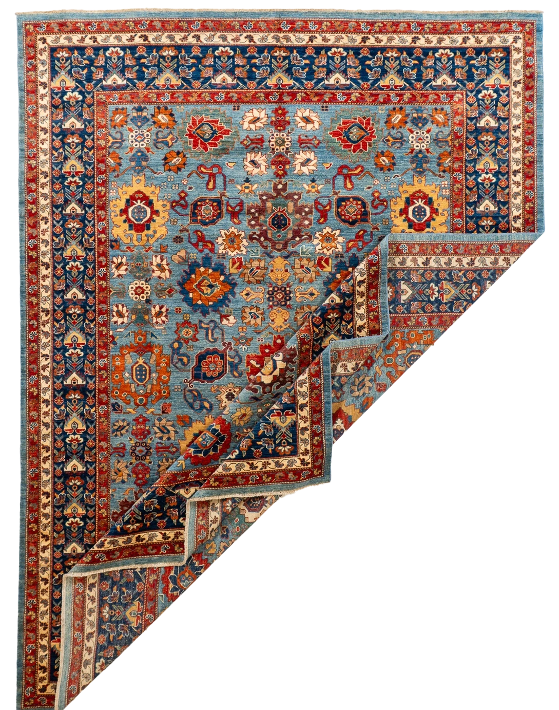 W 8.11 L 11.10 Ziegler 100% Wool Handmade All Over Design - 66657