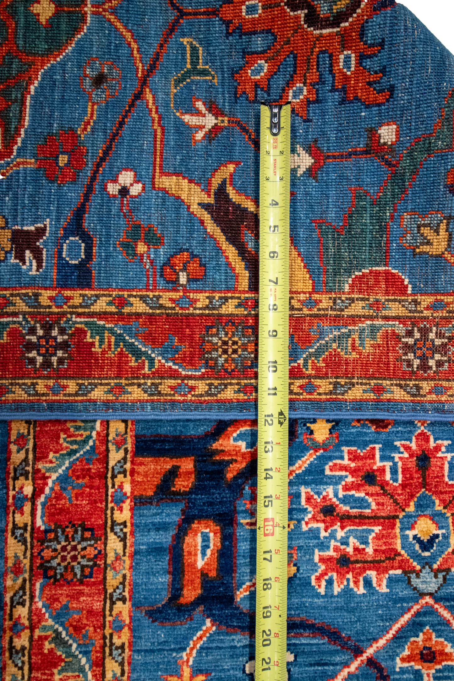 W 2.8 L 9.7 Bijar Runner 100% Wool Hand-Woven All-Over Design - 66684