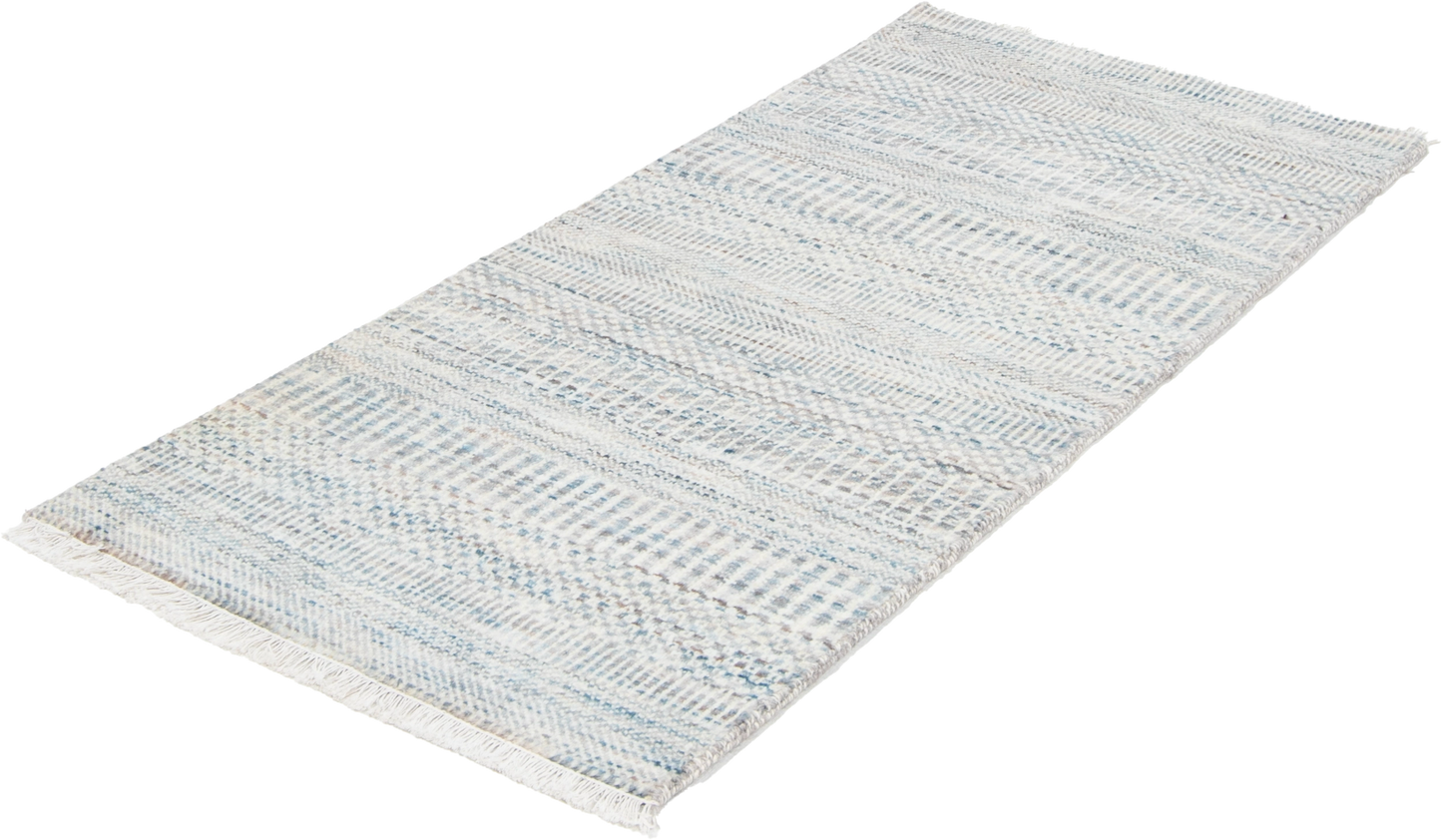 W 2 L 4.3 Modern 100% Wool All-Over Design Hand-Woven Rug - 66711