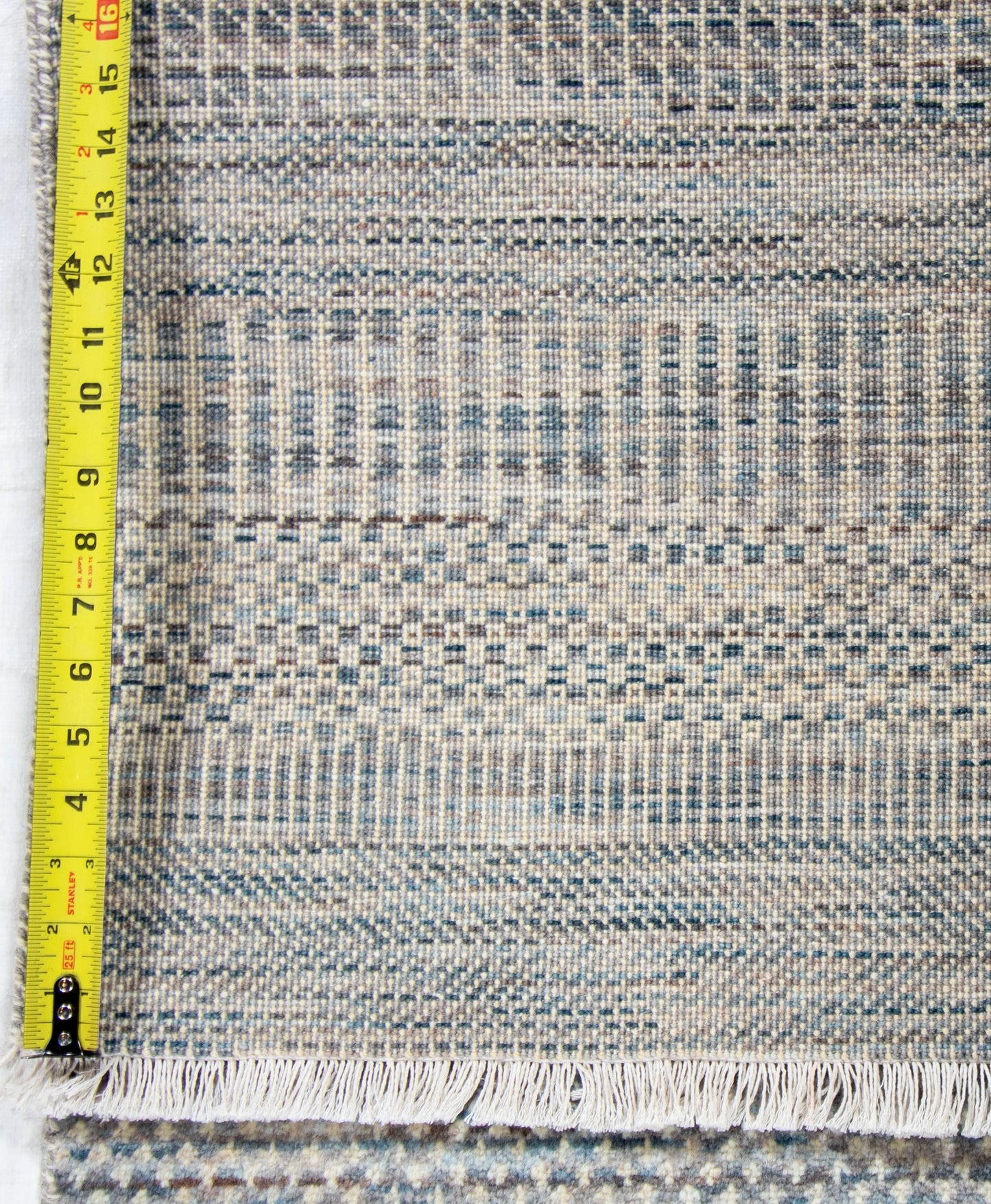 W 2 L 4.3 Modern 100% Wool All-Over Design Hand-Woven Rug - 66711