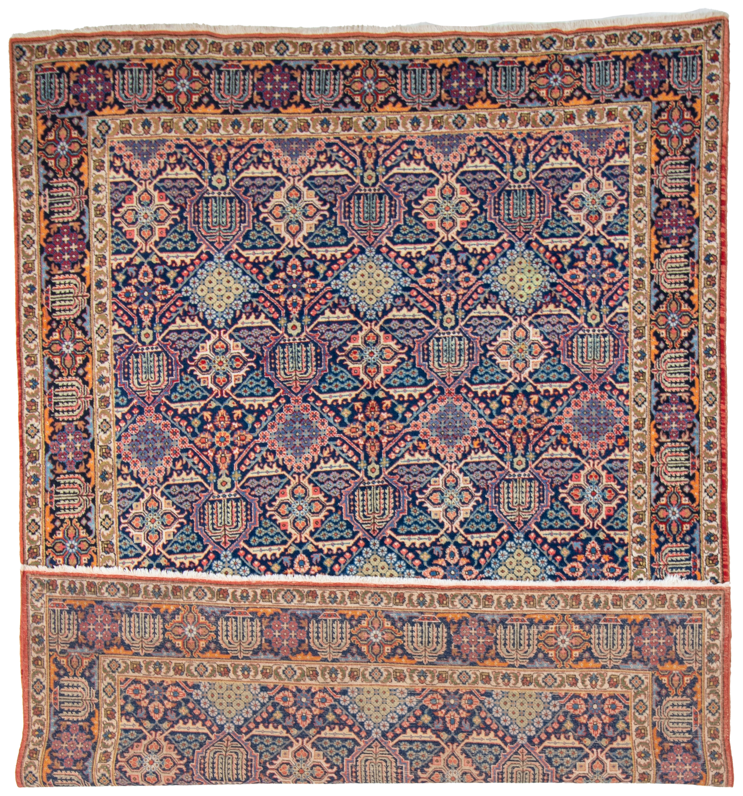 W 8.3 L 11.1 Tabriz 100% Wool Hand-Woven All-Over Design - 66727