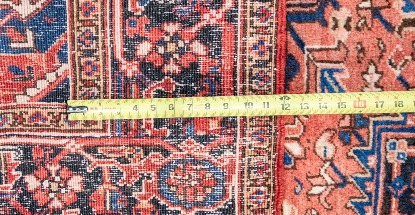 W 6.3 L 8.2 Heriz 100% Wool Hand-Woven All-Over Design - 66730