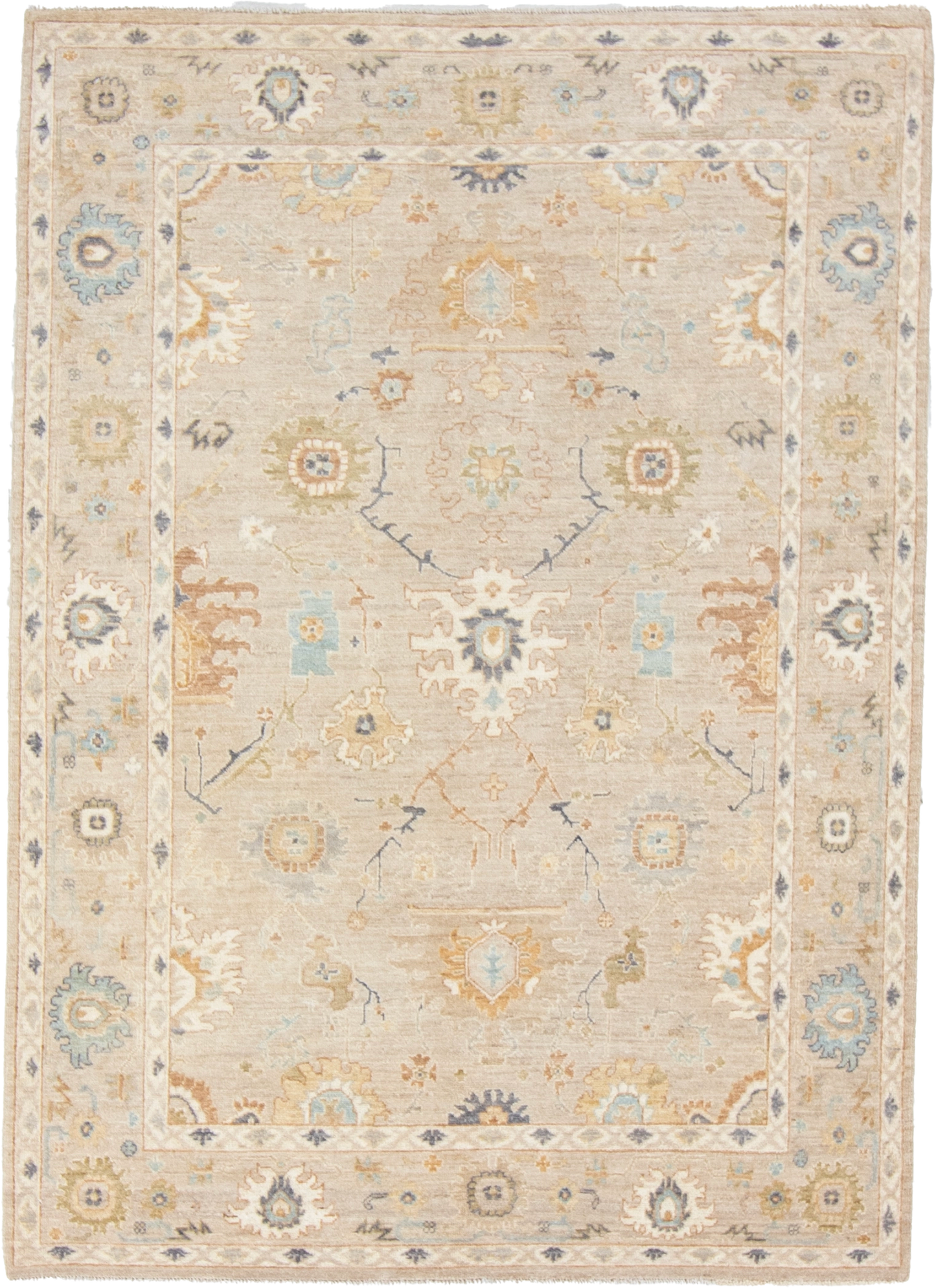 W 5 L 6.11 Ziegler 100% Wool Hand-Woven All-Over Design - 66833