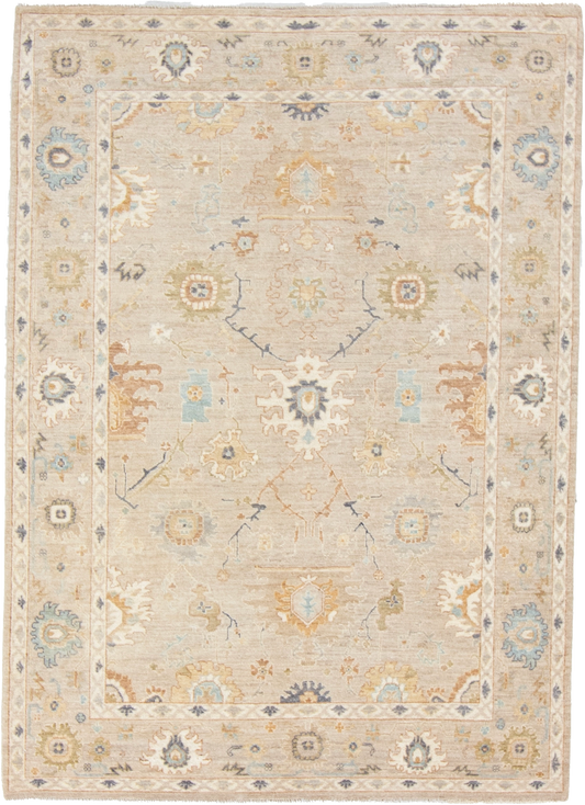 W 5 L 6.11 Ziegler 100% Wool Hand-Woven All-Over Design - 66833