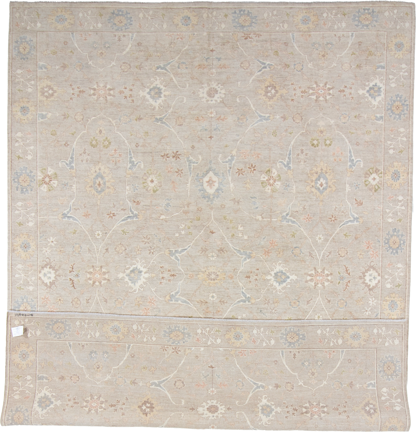 W 8.10 L 11.11 Sultan Abad 100% Wool Hand-Woven All-Over Design - 66843