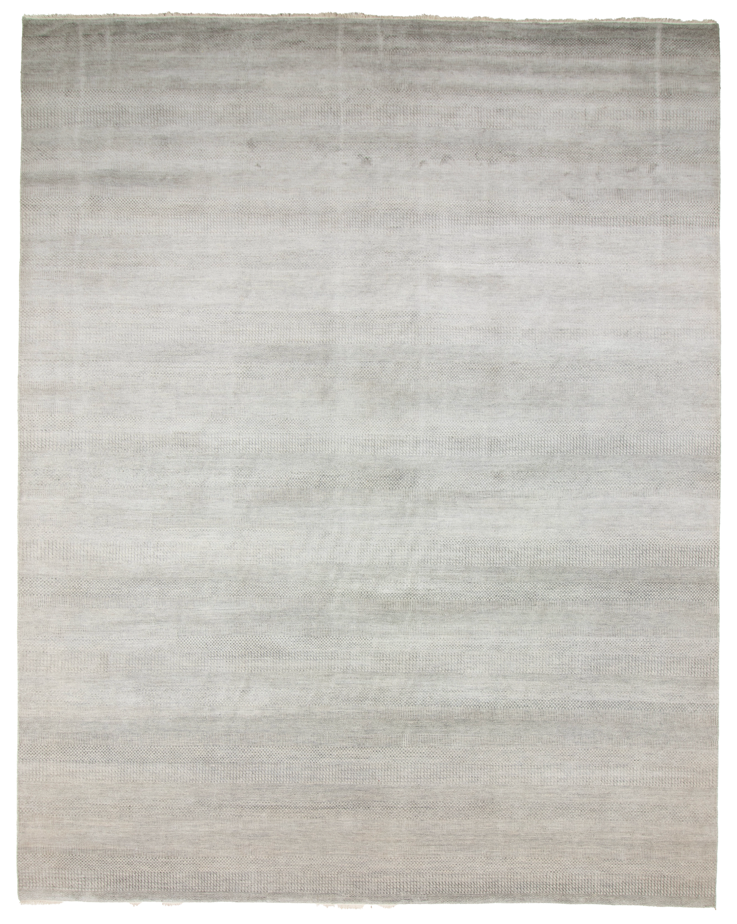 W 12 L 15 Modern Wool And Silk Blend Hand-Woven All-Over Design - 66882