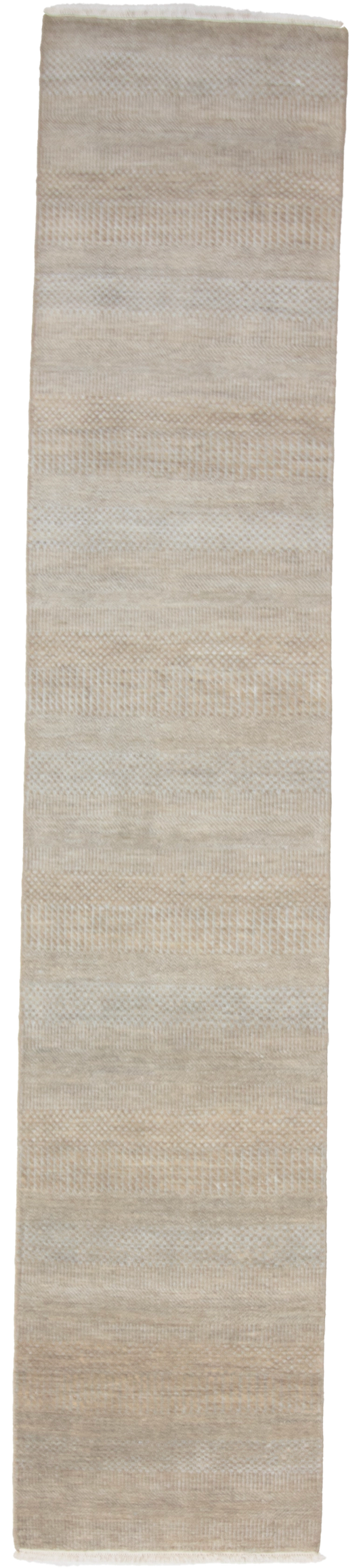 W 2.5 L 11.10 Modern Wool And Silk Blend Hand-Woven All-Over Design - 66897