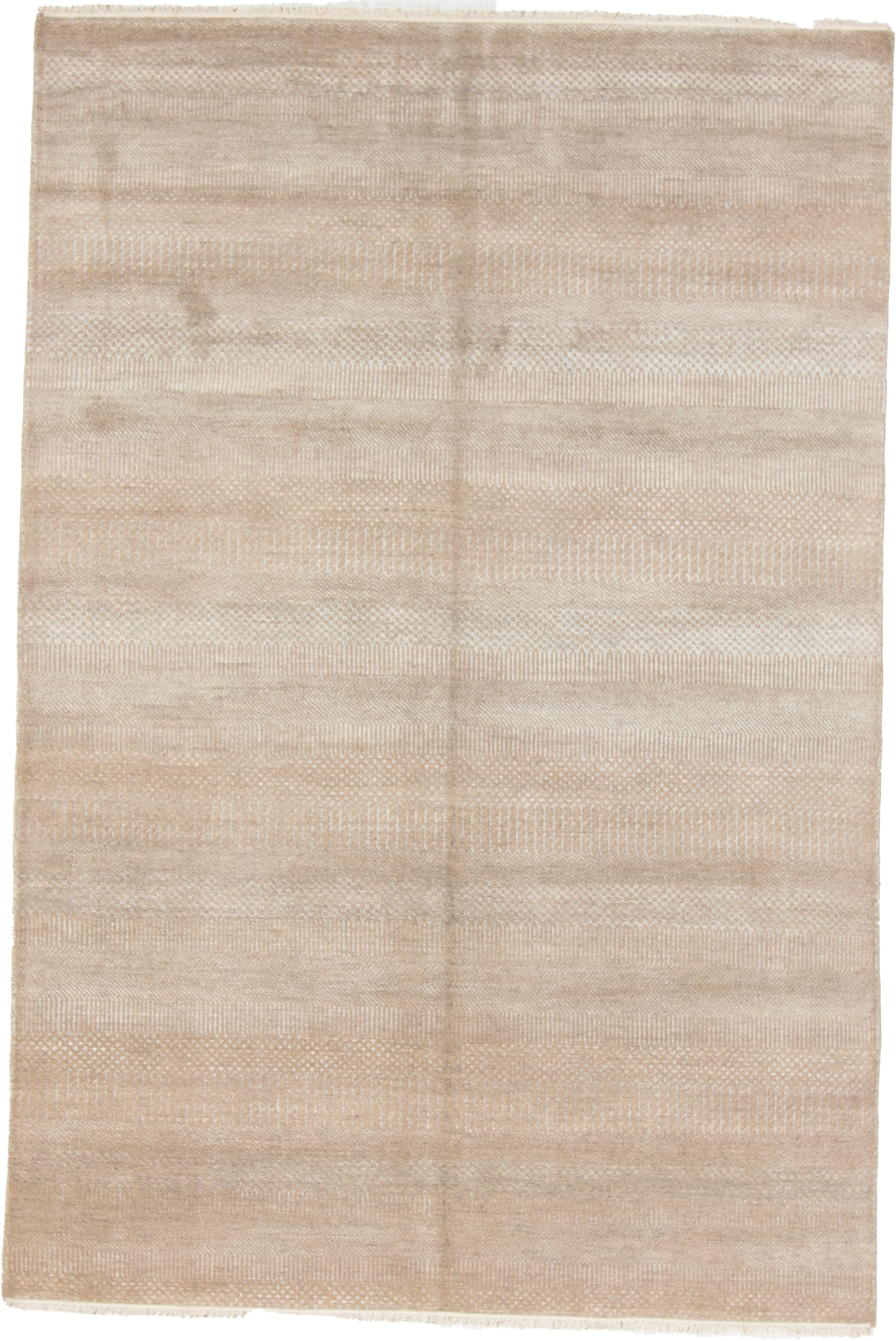 W 5.11 L 8.10 Modern Wool And Silk Blend Hand-Woven All-Over Design - 66899