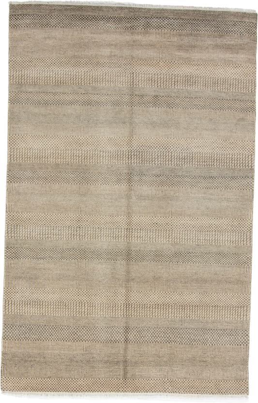 W 5.11 L 9.1 Modern Wool And Silk Blend Hand-Woven All-Over Design - 66900