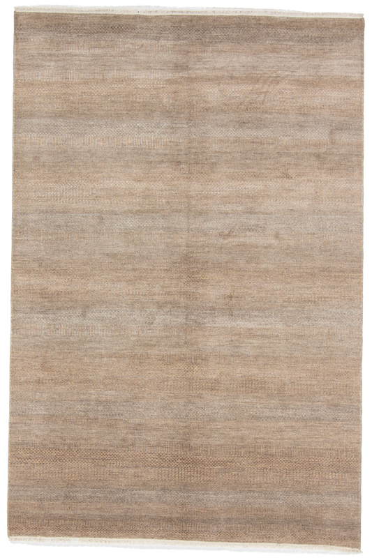 W 5.11 L 8.10 Modern Wool And Silk Blend Hand-Woven All-Over Design - 66901